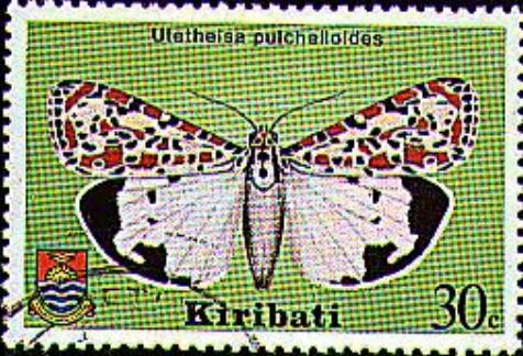 Utetheisa pulchelloides stamp